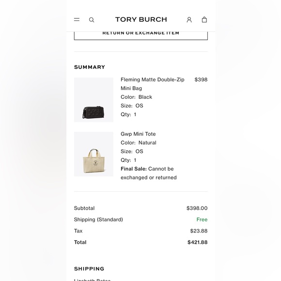 NWOT Tory Burch Fleming Matte Double Zip Mini Bag - Picture 3 of 16